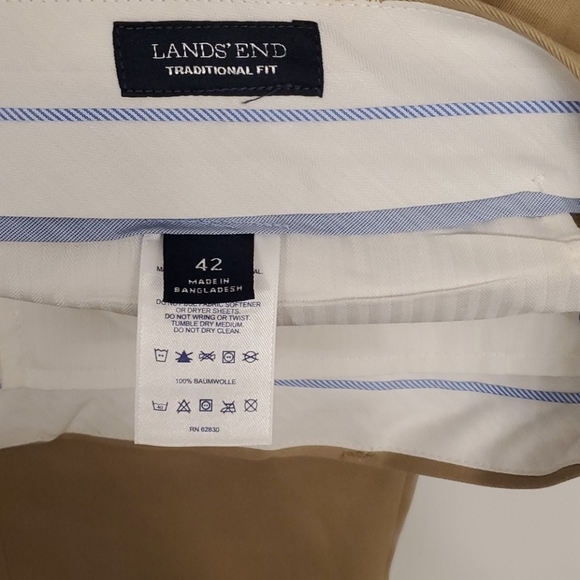 Lands' End Waist 42 Chinos Pants - Picture 3 of 3